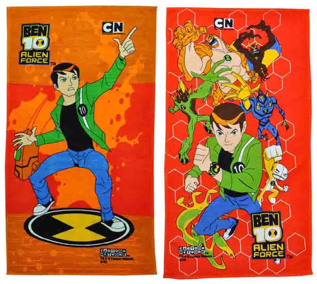 

Ben 10 Multi Color Cotton Bath Towel - Pack Of 2