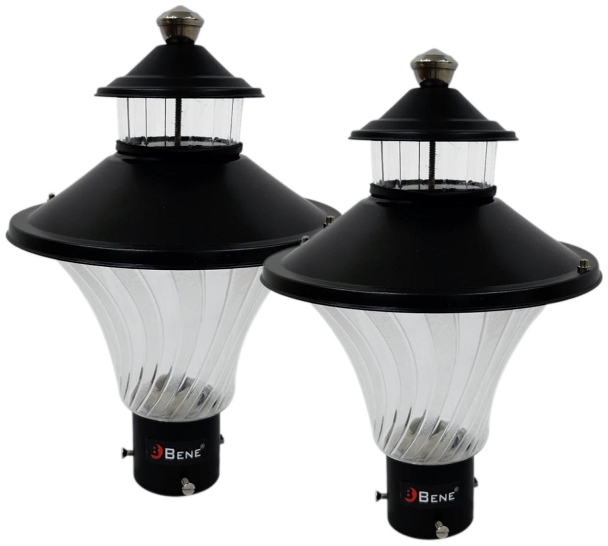 

Bene Gate Light Garden Light Outdoor Lamp Skew (Black 23 Cms Pack of 2 Pcs)