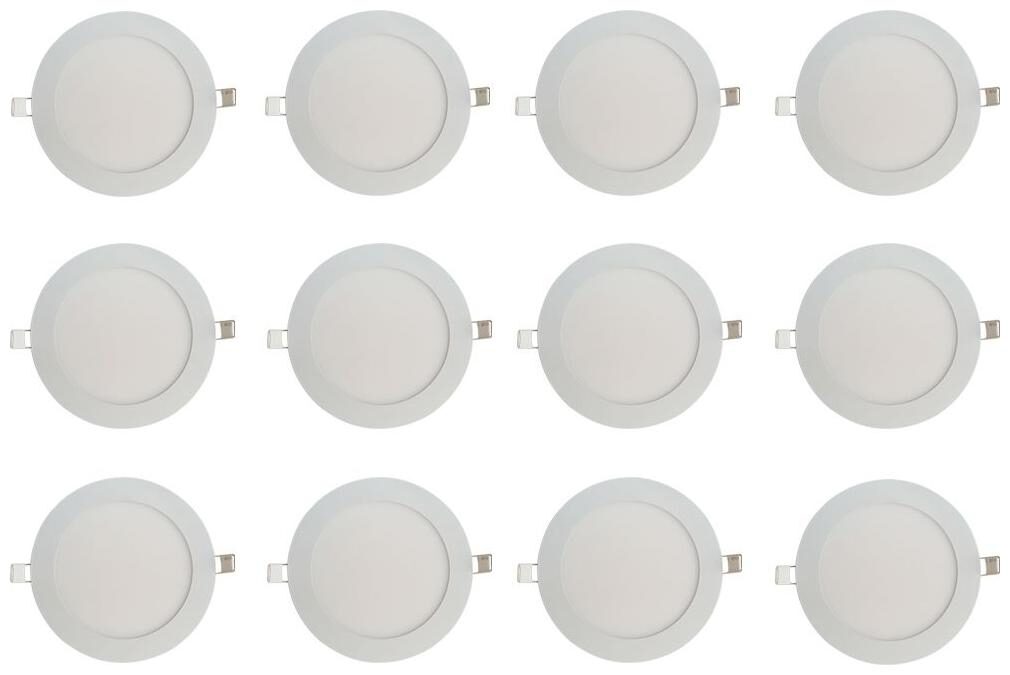 

Bene LED 12w Round Slim Panel Ceiling Light Color of LED White (Pack of 12 pcs)