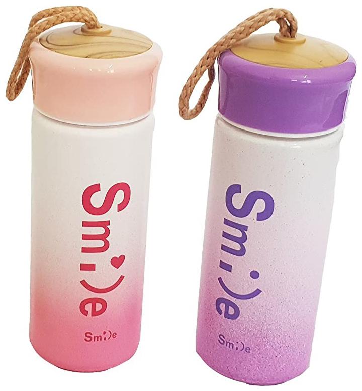 

Benison India NW31 Glass Assorted Water Bottle ( 500 ml Set of 2 )