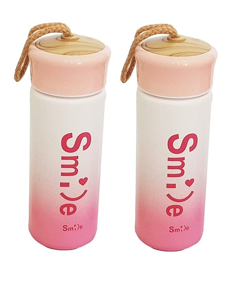 

Benison India ANW12 Glass Assorted Water Bottle ( 500 ml Set of 2 )