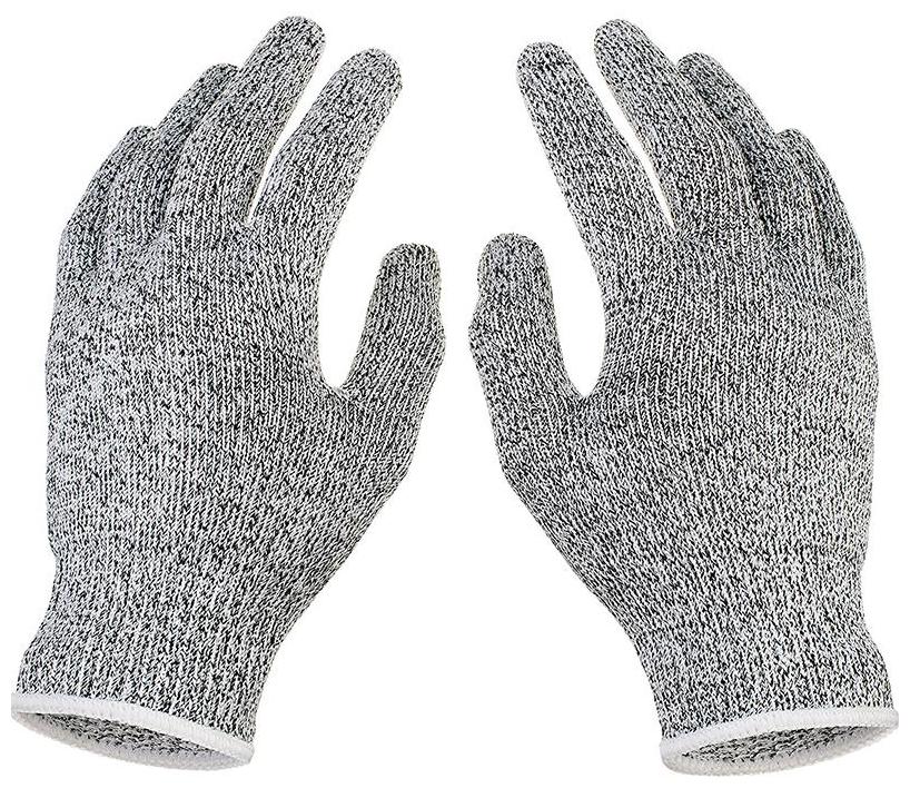 

Benison India Thickened 5-wire Anti-cut Gloves Anti-blade Anti-knife Self-defense Gloves Explosion-proof Wear-resistant Safety Gloves