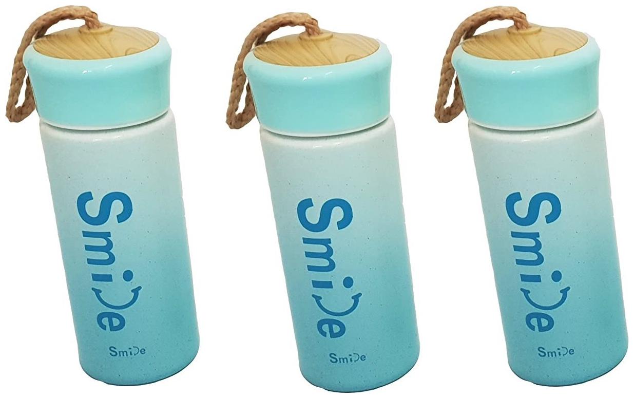 

Benison India NF3 Glass Multi Water Bottle ( 500 ml Set of 3 )