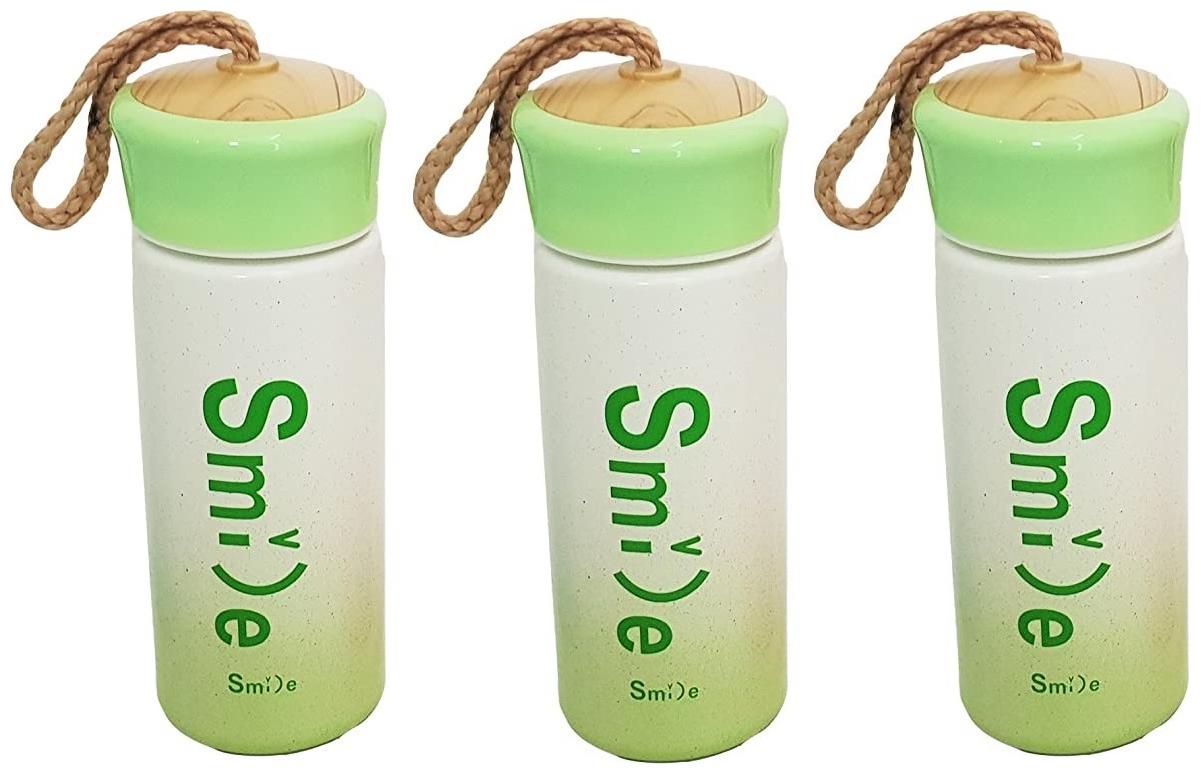 

Benison India JUESNB2 Glass Multi Water Bottle ( 500 ml Set of 3 )