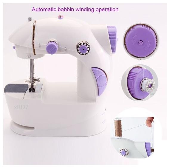 

Benison India Mini Electric Handheld Double Threads Pendal Sewing Machine
