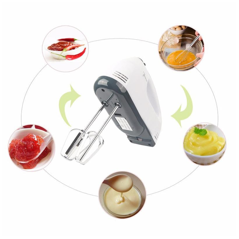 

Benison India 7 speed hand mixer with 4 pcs stainless blender egg cake cream mix Multipurpose with Coffee Beater