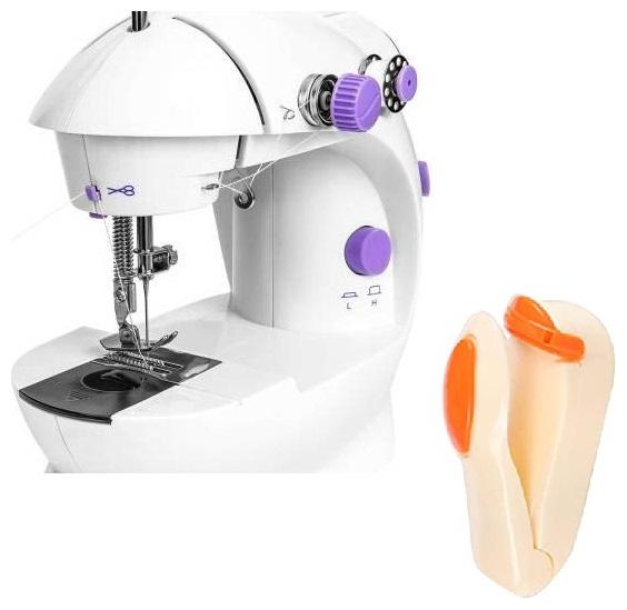 

Benison India Portable Compact 4 in 1 Mini Adapter Foot Pedal Electric Sewing Machine with sealer