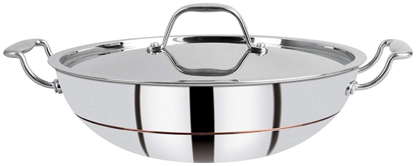 

Bergner Argent 5CX 5-Ply (5Layers) Stainless Steel Kadhai