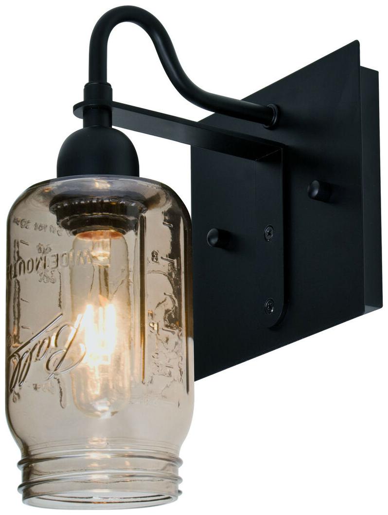

Besa Lighting 1WG-MILO4SM Milo 1 Light Wall Sconce - Black
