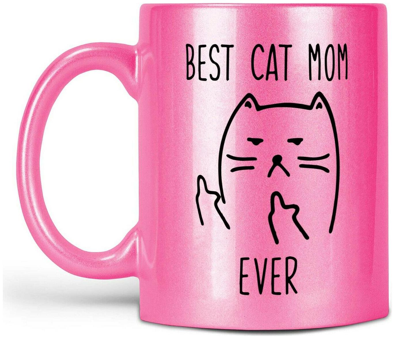 

Best Cat Mom Ever Coffee Mug or Cup Cat Owner Coffee Mug or Coffee Cup Gift