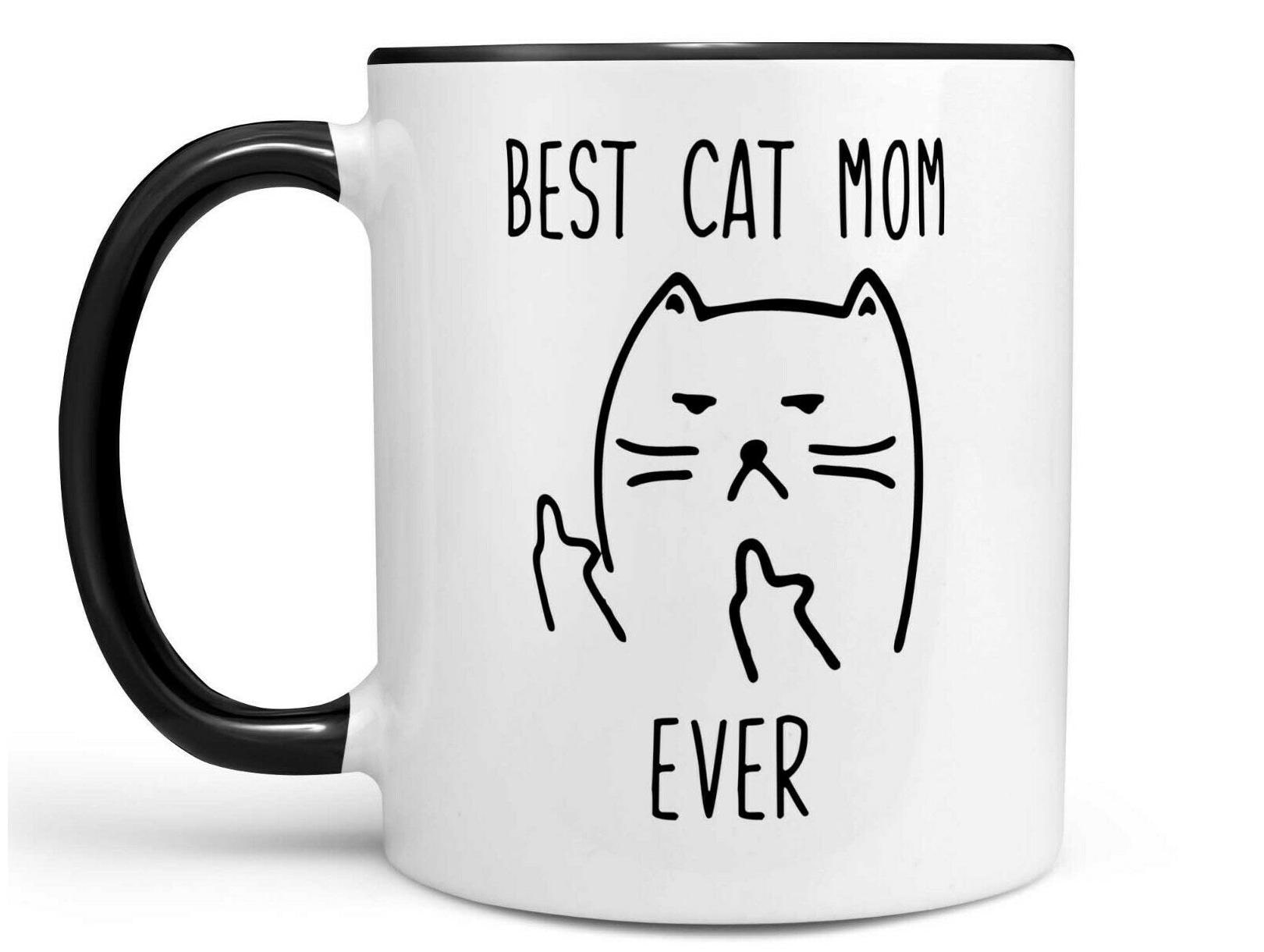 

Best Cat Mom Ever Coffee Mug or Cup Cat Owner Coffee Mug or Coffee Cup Gift