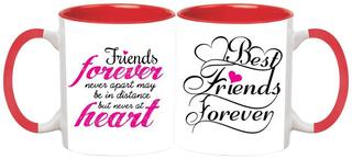 Best Friend Forever Ceramic Coffee Mug by Ashvah - MUG1308