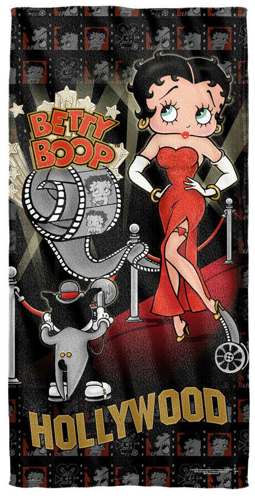 

Betty Boop Hollywood Nights Licensed Beach Towel 60in by 30in