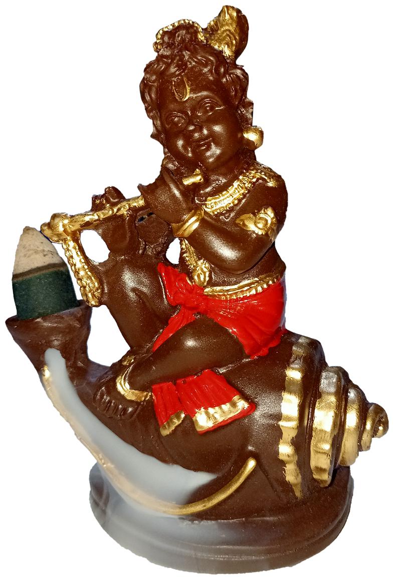 

BG Bazzar Gali New Statue of Murli Krishna Smoke Fountain with 20 Backflow cones