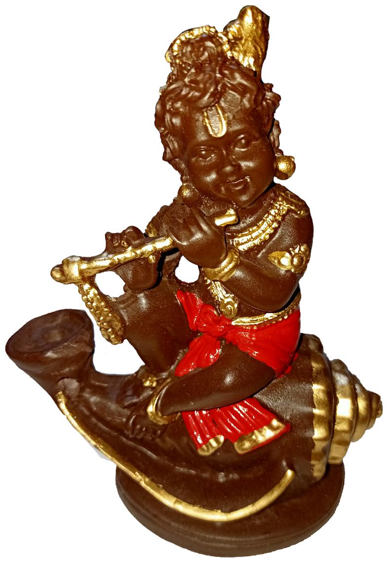 

BG Bazzar Gali Flute Playing Murli Krishna Smoke Fountain with 20 Backflow cones with each Total 40 cones