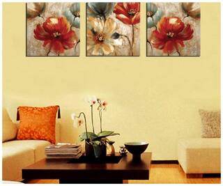 Buy Bgyle Printed Canvas Painting Set Of 3 Online At Low Prices In India Paytmmall Com
