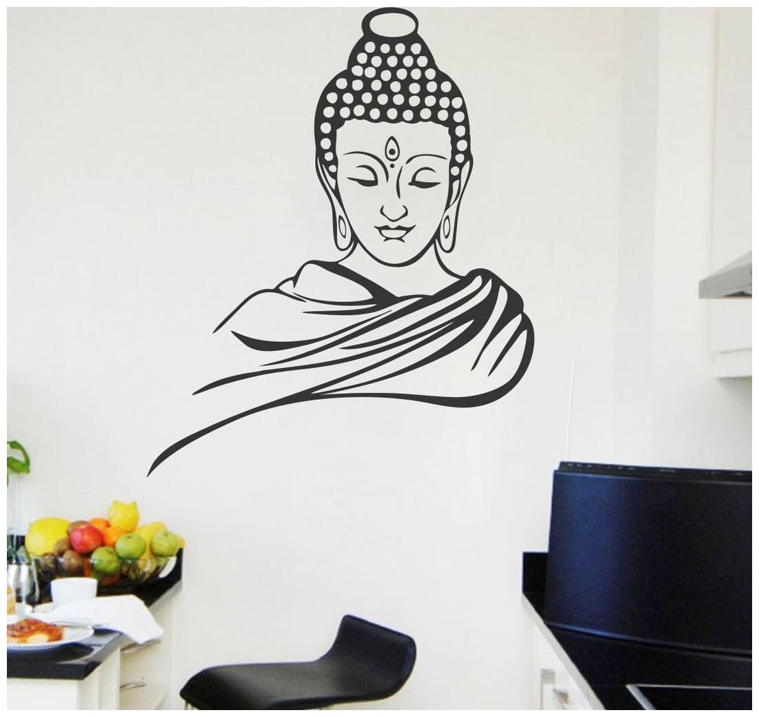 

Bhagathop buddha decal sticker for home and office decoration