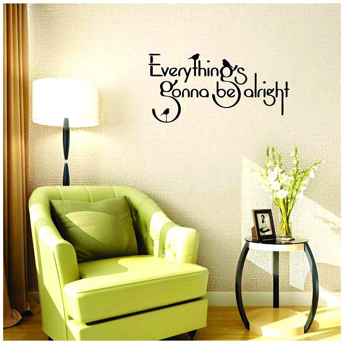 

ARWY Wall Sticker Alright Qoute (Size 60X30 CM) PVC Vinyl