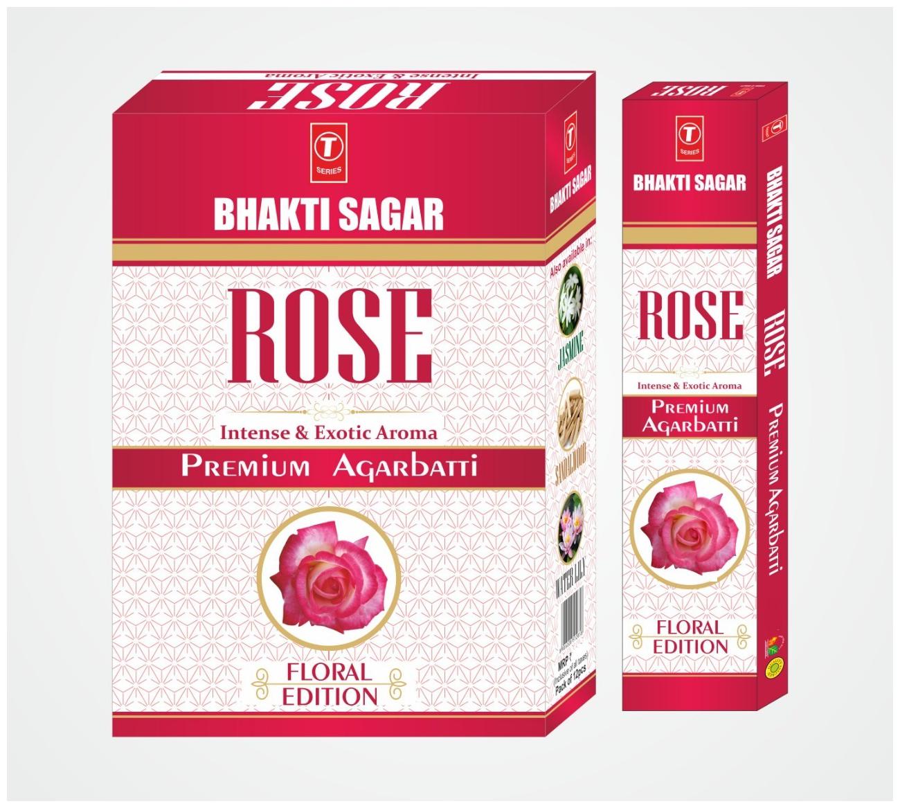 

Bhakti Sagar Floral Edition Rose Incense Sticks