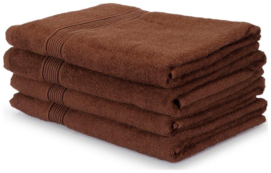 

BIANCA 380 GSM GSM Cotton Bath Towel ( 4 Pieces Brown )