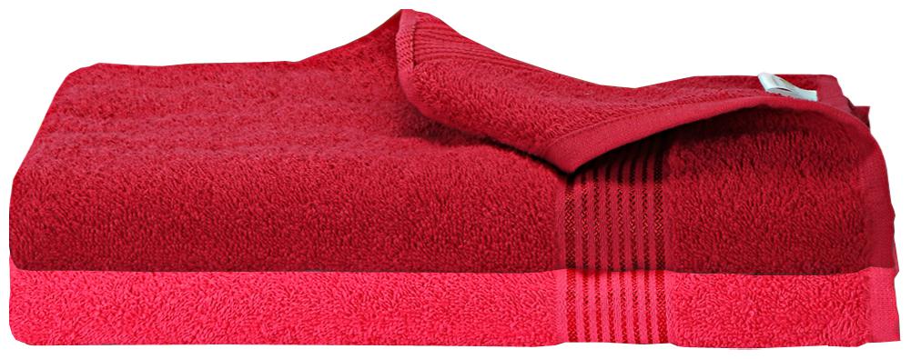 

BIANCA 380 GSM GSM Cotton Bath Towel ( 2 Pieces Red Pink )