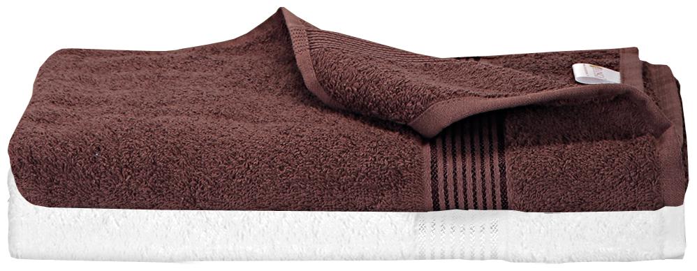 

BIANCA 380 GSM GSM Cotton Bath Towel ( 2 Pieces Brown White )