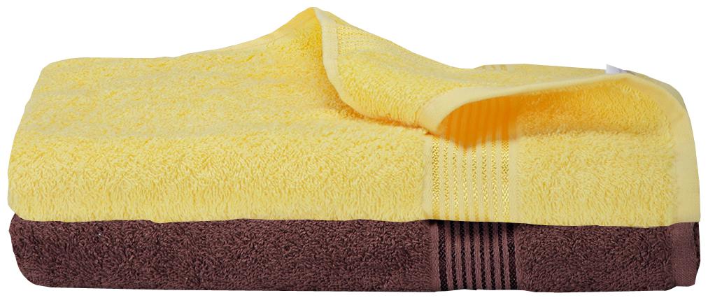 

BIANCA 380 GSM GSM Cotton Bath Towel ( 2 Pieces Yellow Brown )