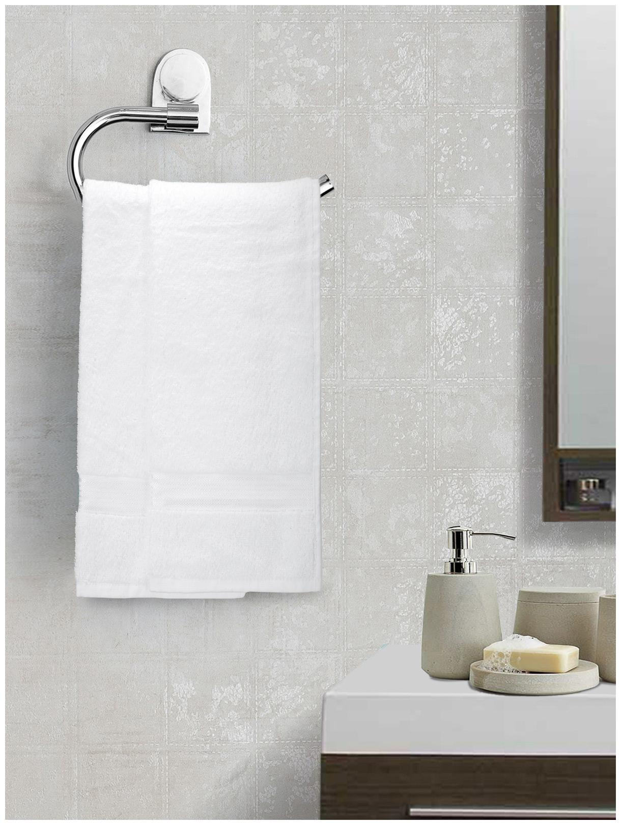 

BIANCA 380 GSM GSM Cotton Hand towel ( 2 pieces White )