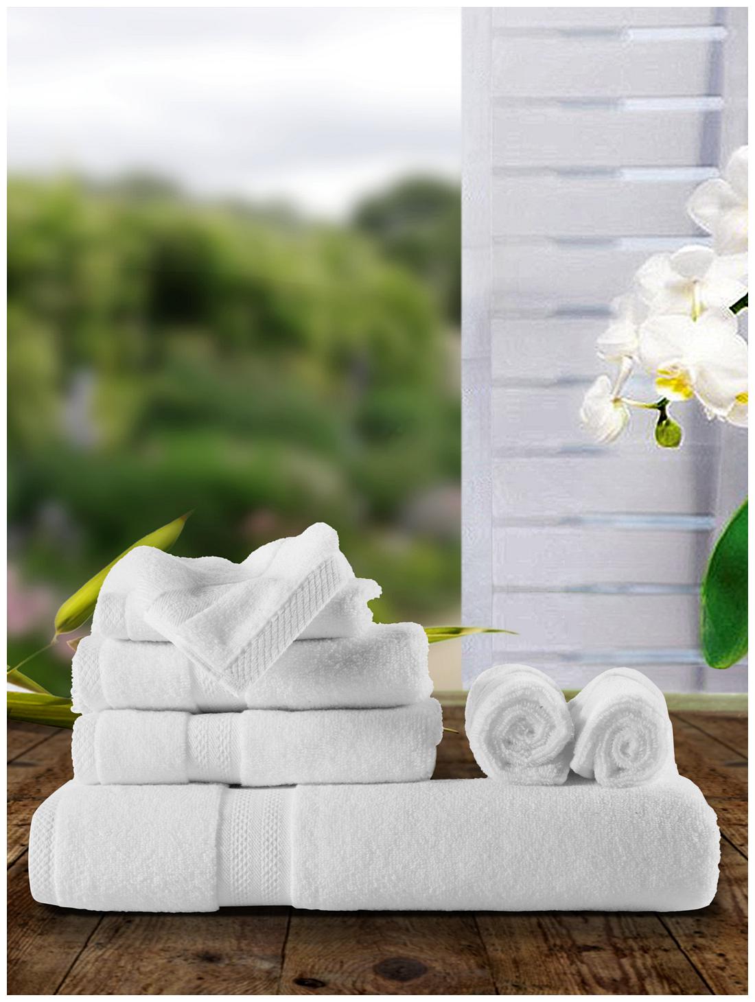 

BIANCA 500 GSM GSM Cotton Hand towel ( 7 pieces White )