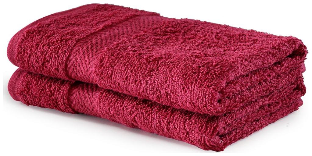 

BIANCA 500 GSM GSM Cotton Hand Towel ( 2 Pieces Maroon )