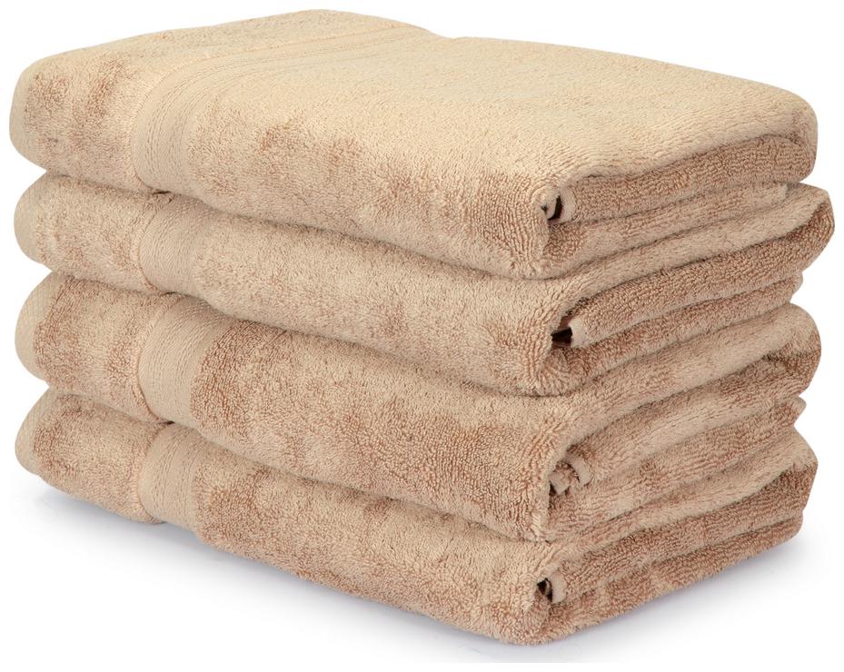

BIANCA 500 GSM GSM Cotton Bath towel ( 4 pieces Beige )
