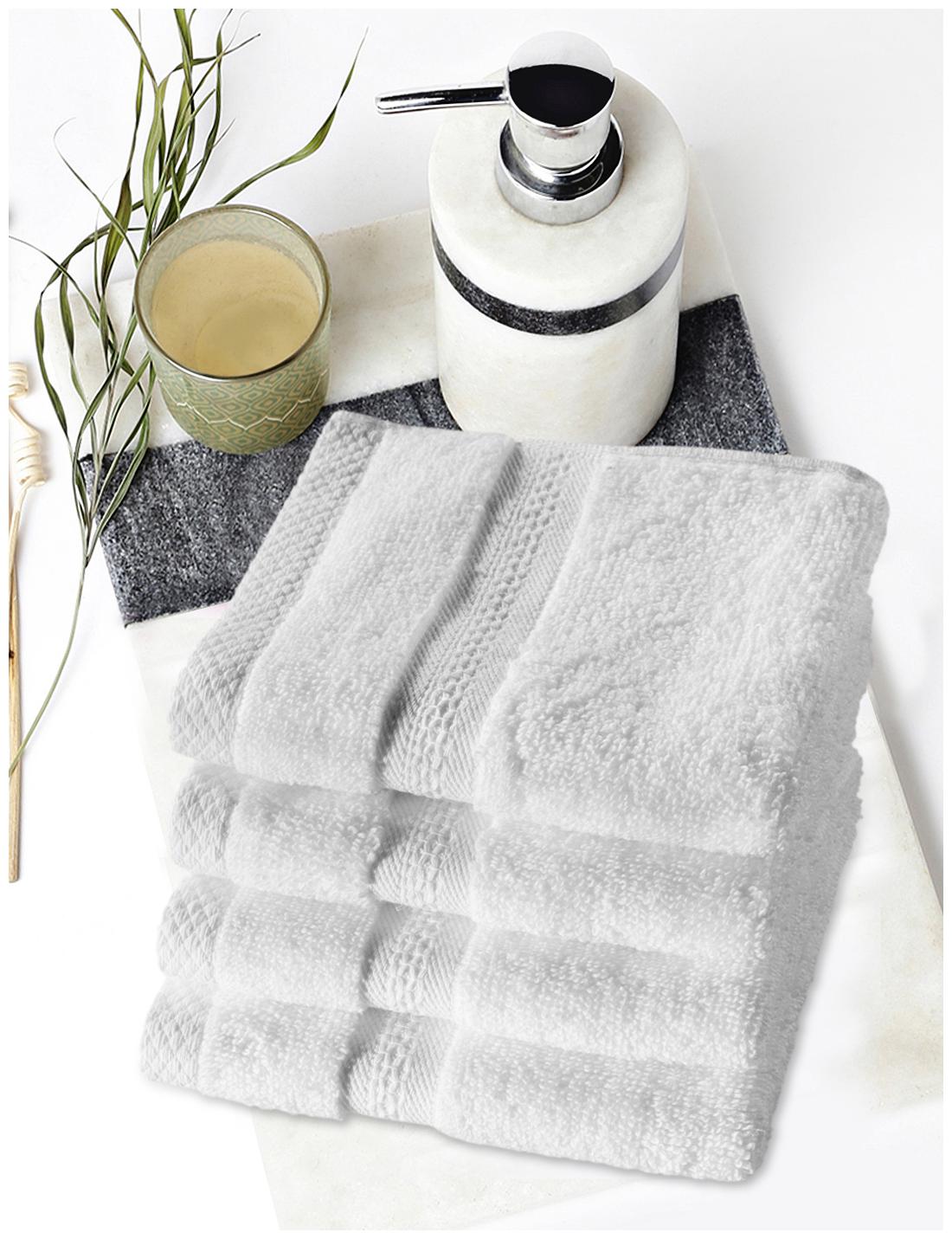 

BIANCA 500 GSM GSM Cotton Face towel ( 4 pieces White )