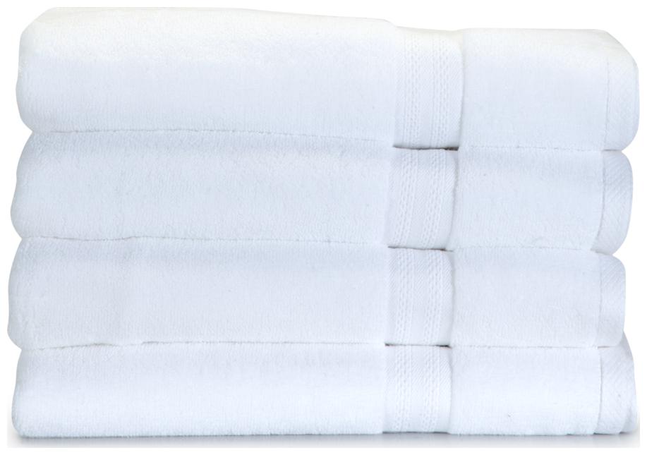 

BIANCA 500 GSM GSM Cotton Bath towel ( 4 pieces White )