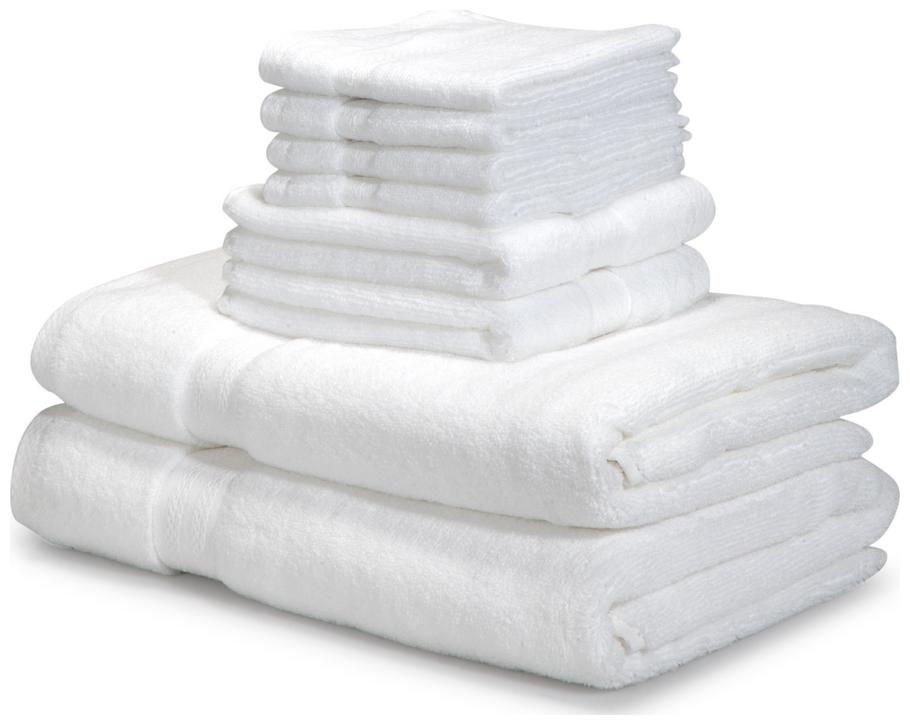 

BIANCA 500 GSM GSM Cotton Bath towel ( 8 pieces White )