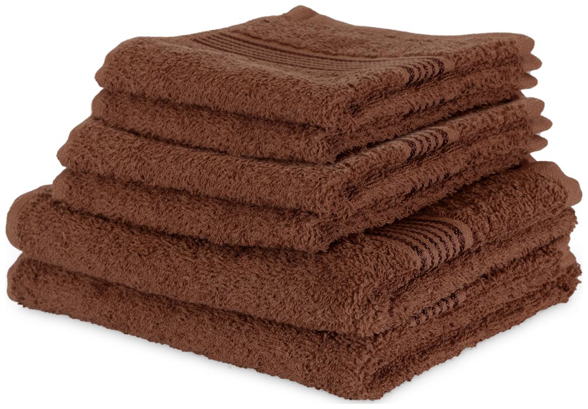 

BIANCA 380 GSM GSM Cotton Hand towel ( 6 pieces Brown )