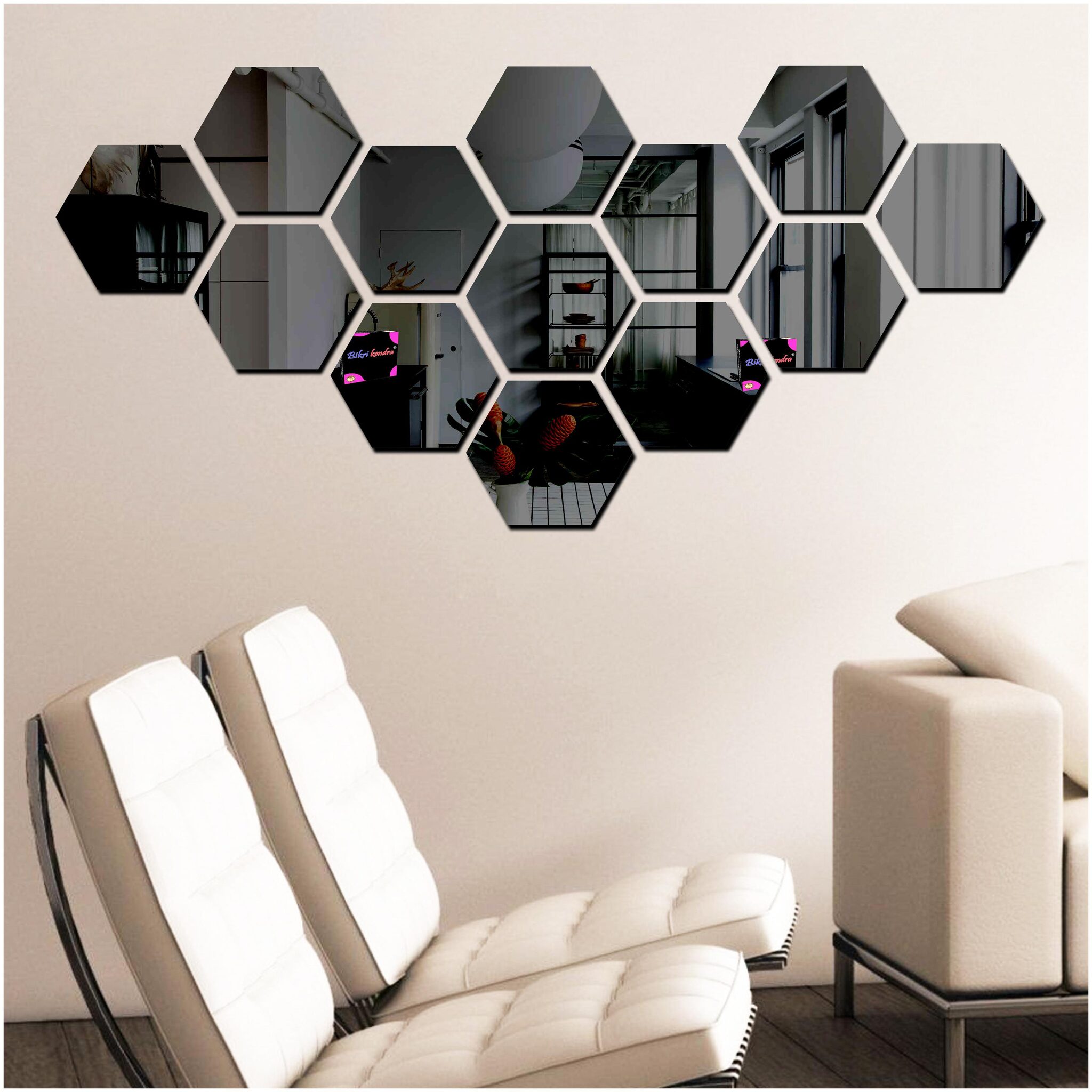 Hexagon Mirror Designs