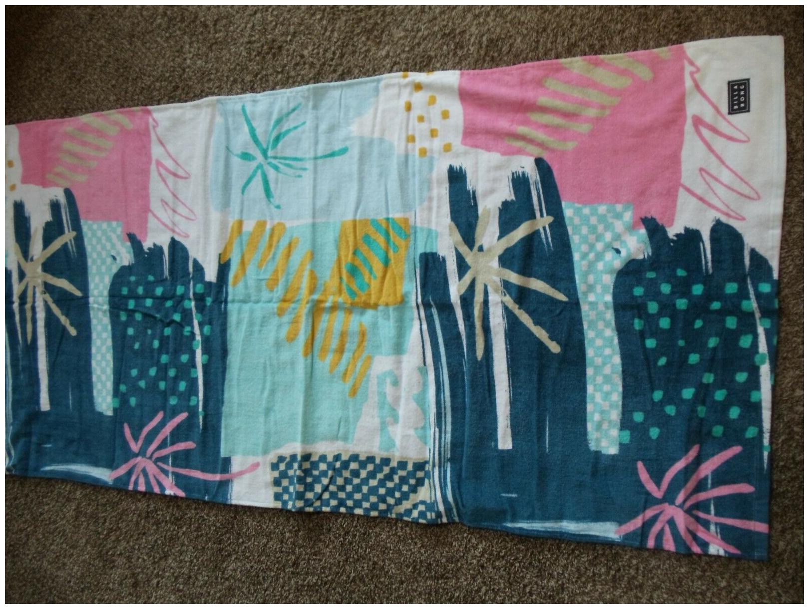 

Billabong Shore Break Beach Pool Towel NEW 63 x 31 5