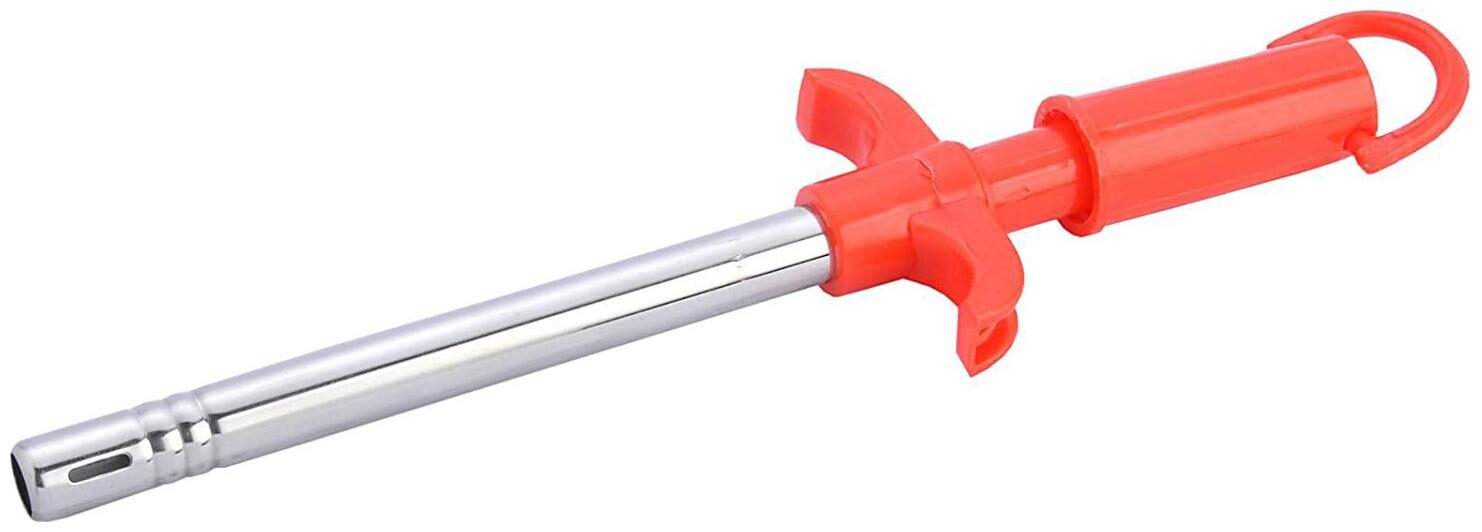 

BIRDWARE Premium Plastic Gas Lighter Stainless Steel (Red Steel Pack of 1)