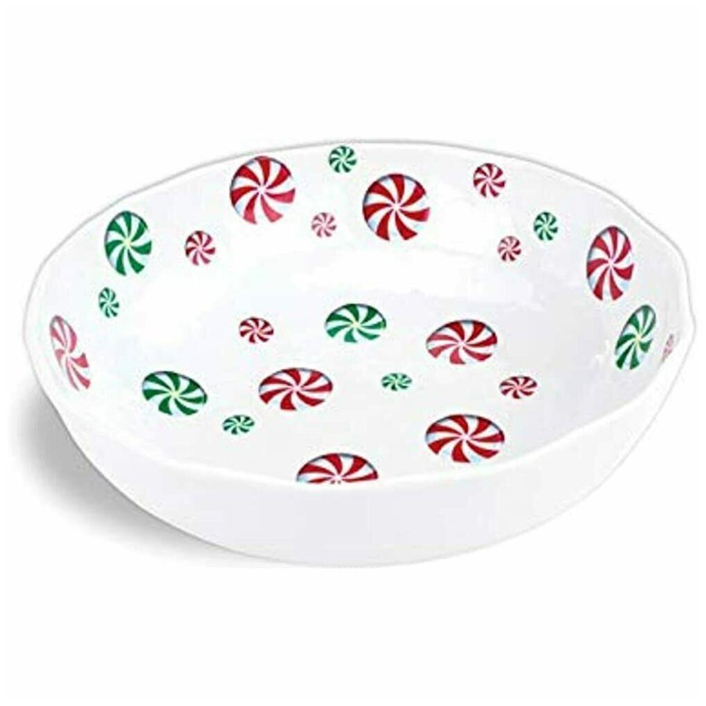 

Bistro Bowl Peppermint Swirl Serving Bowls