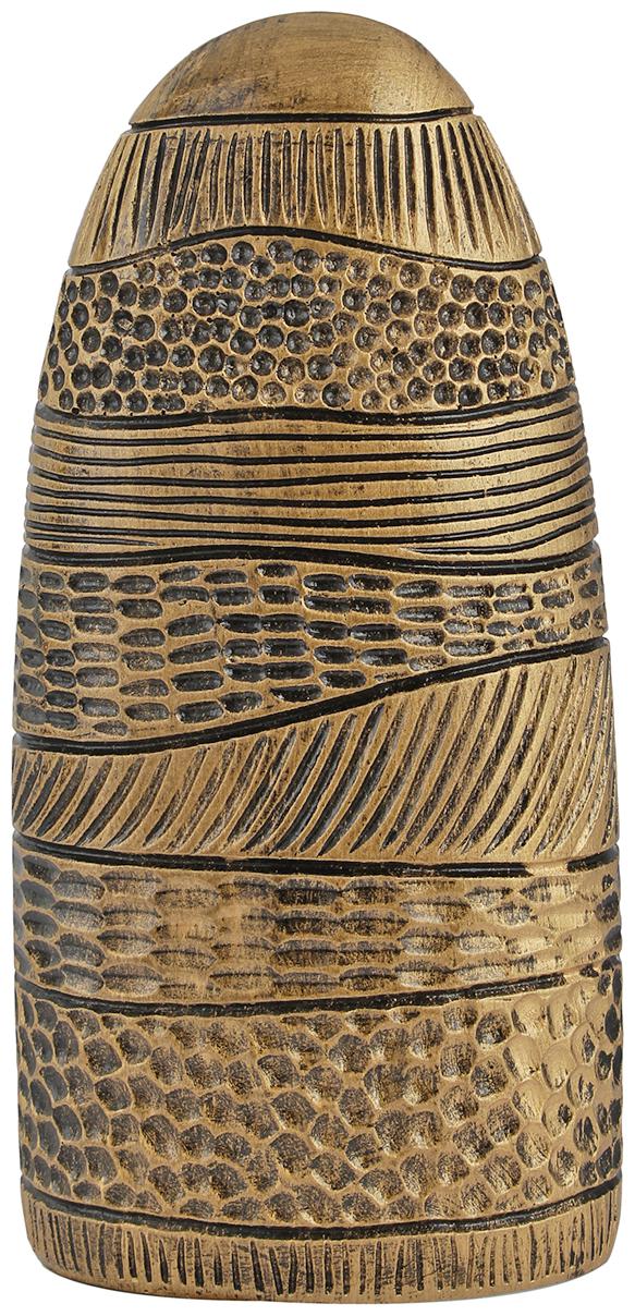 

BKB Aesthetic Home Solutions Wodden Textured Ceramic Vase