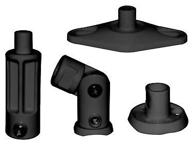 Buy Black 6 Pack Lot Universal Wall Or Ceiling Speaker Mounts