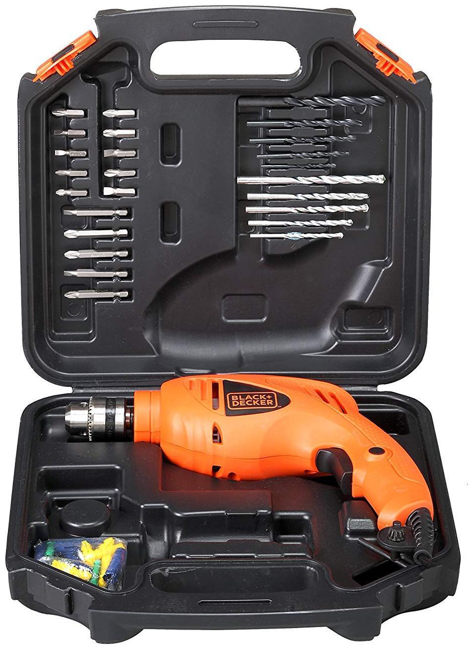 

BLACK DECKER HD400K50 Impact Drill Kit (Pack of 50) Orange