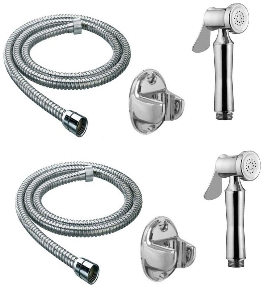 

Blays Wall Mount Brass Health Faucets ( Push Controlled )