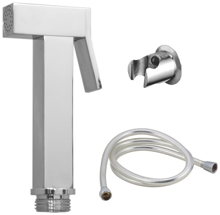 

Blays Wall Mount Brass Health Faucets ( Push Controlled )