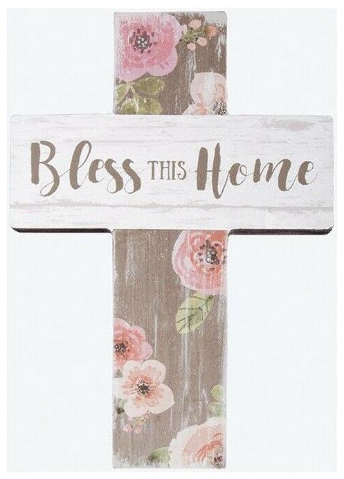 

Bless This Home Mini Wall Heartfelt Cross New