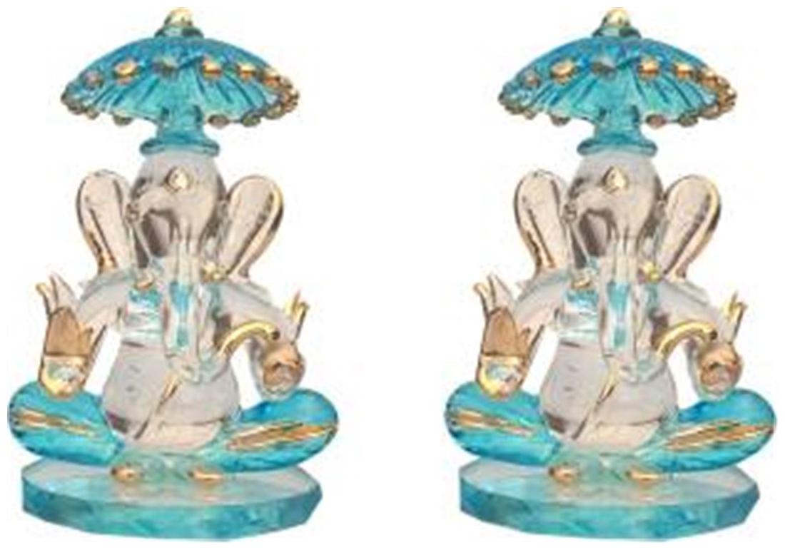 

Blessing Dual Ganesha Crystal-105