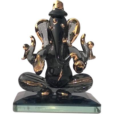 

Blessing Two Side Crystal Ganesha-10
