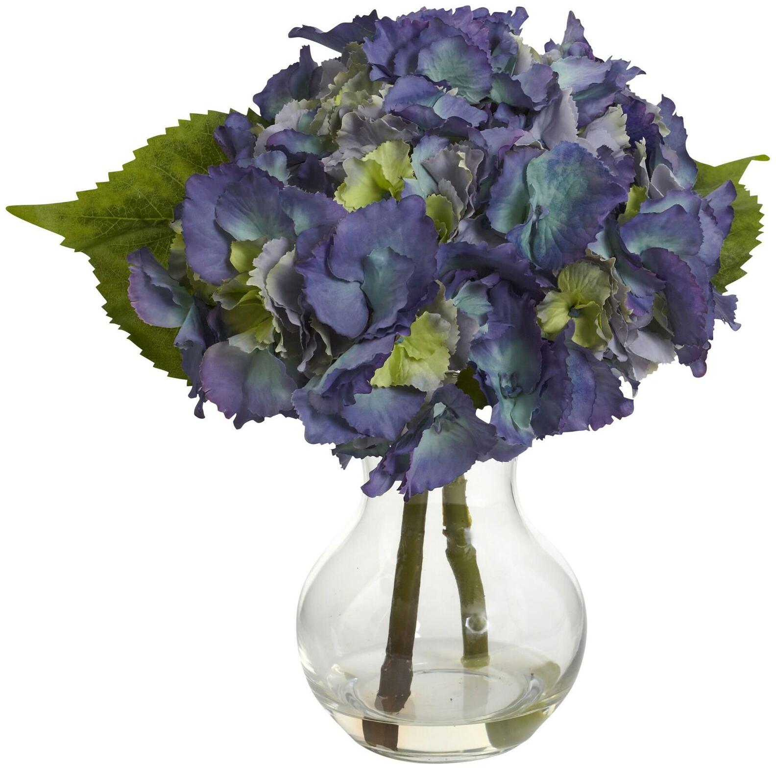 

Blooming Hydrangea with Vase Arrangement