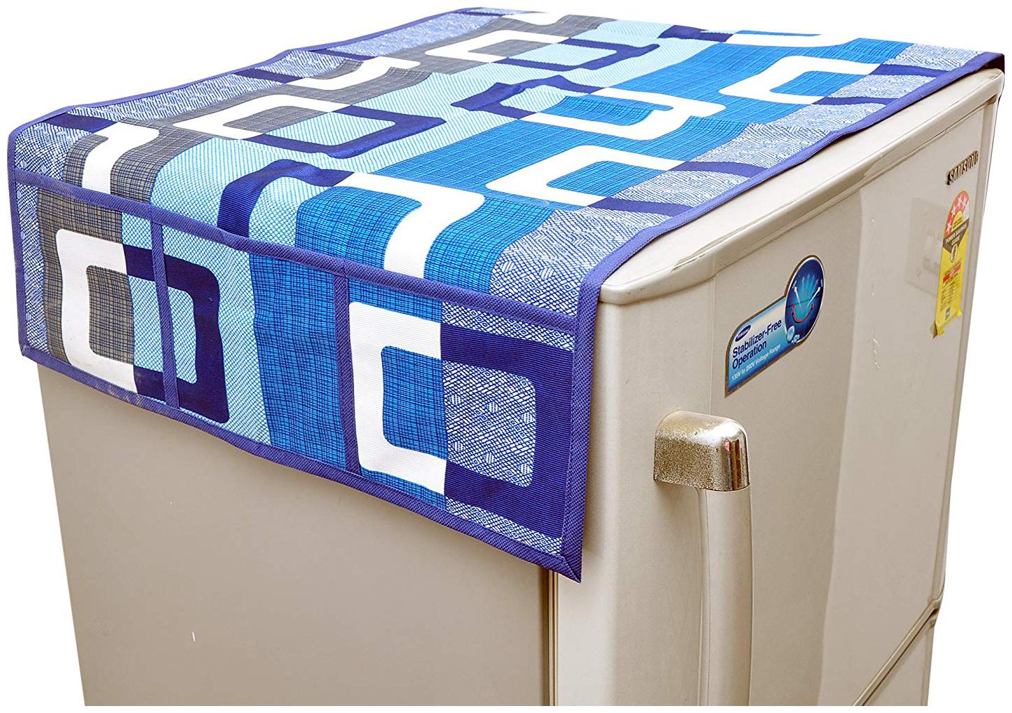 

Ab ware BLUE Designer Fridge Top Cover b
