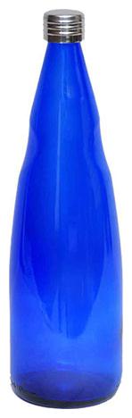 

GREENDROP GLASSWARE Glass Blue Water Bottle ( 1000 ml Set of 1 )